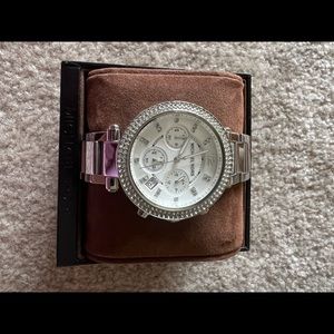 Michael Kors MK5353 Stainless Steel Watch with Glitz Accents